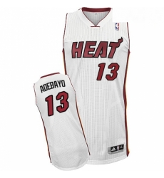 Mens Adidas Miami Heat 13 Edrice Adebayo Authentic White Home NBA Jersey Mens Adidas Miami Heat 13 Edrice Adebayo Authentic White Home NBA Jersey