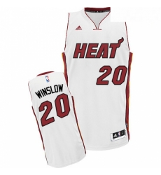 Mens Adidas Miami Heat 20 Justise Winslow Swingman White Home NBA Jersey Mens Adidas Miami Heat 20 Justise Winslow Swingman White Home NBA Jersey
