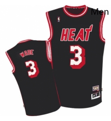 Mens Adidas Miami Heat 3 Dwyane Wade Authentic Black Hardwood Classics Nights NBA Jersey Mens Adidas Miami Heat 3 Dwyane Wade Authentic Black Hardwood Classics Nights NBA Jersey