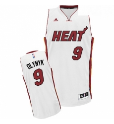 Mens Adidas Miami Heat 9 Kelly Olynyk Swingman White Home NBA Jersey Mens Adidas Miami Heat 9 Kelly Olynyk Swingman White Home NBA Jersey