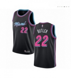 Mens Miami Heat 22 Jimmy Butler Authentic Black Basketball Jersey City Edition Mens Miami Heat 22 Jimmy Butler Authentic Black Basketball Jersey City Edition