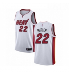 Mens Miami Heat 22 Jimmy Butler Authentic White Basketball Jersey Association Edition Mens Miami Heat 22 Jimmy Butler Authentic White Basketball Jersey Association Edition