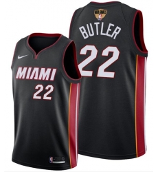 Men's Miami Heat #22 Jimmy Butler Black 2020 Finals Bound Association Edition Stitched NBA Jersey Men's Miami Heat #22 Jimmy Butler Black 2020 Finals Bound Association Edition Stitched NBA Jersey