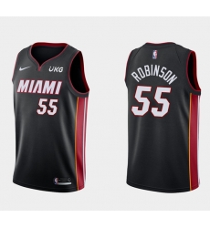 Men's Miami Heat #55 Duncan Robinson Black Stitched NBA Jersey Men's Miami Heat #55 Duncan Robinson Black Stitched NBA Jersey