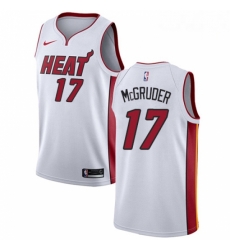 Mens Nike Miami Heat 17 Rodney McGruder Swingman White NBA Jersey Association Edition Mens Nike Miami Heat 17 Rodney McGruder Swingman White NBA Jersey Association Edition