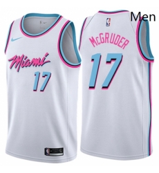 Mens Nike Miami Heat 17 Rodney McGruder Swingman White NBA Jersey City Edition Mens Nike Miami Heat 17 Rodney McGruder Swingman White NBA Jersey City Edition