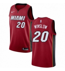 Mens Nike Miami Heat 20 Justise Winslow Authentic Red NBA Jersey Statement Edition Mens Nike Miami Heat 20 Justise Winslow Authentic Red NBA Jersey Statement Edition