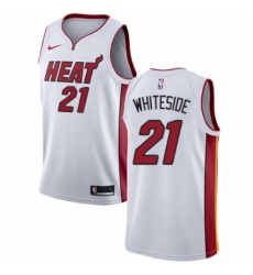 Mens Nike Miami Heat 21 Hassan Whiteside Swingman NBA Jersey Association Edition Mens Nike Miami Heat 21 Hassan Whiteside Swingman NBA Jersey Association Edition