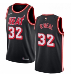 Mens Nike Miami Heat 32 Shaquille ONeal Authentic Black Black Fashion Hardwood Classics NBA Jersey Mens Nike Miami Heat 32 Shaquille ONeal Authentic Black Black Fashion Hardwood Classics NBA Jersey