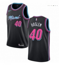 Mens Nike Miami Heat 40 Udonis Haslem Swingman Black NBA Jersey City Edition Mens Nike Miami Heat 40 Udonis Haslem Swingman Black NBA Jersey City Edition