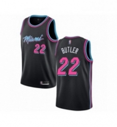 Womens Miami Heat 22 Jimmy Butler Swingman Black Basketball Jersey City Edition Womens Miami Heat 22 Jimmy Butler Swingman Black Basketball Jersey City Edition
