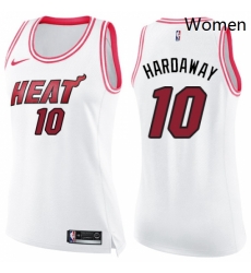 Womens Nike Miami Heat 10 Tim Hardaway Swingman WhitePink Fashion NBA Jersey Womens Nike Miami Heat 10 Tim Hardaway Swingman WhitePink Fashion NBA Jersey