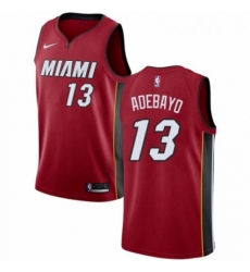Womens Nike Miami Heat 13 Edrice Adebayo Authentic Red NBA Jersey Statement Edition Womens Nike Miami Heat 13 Edrice Adebayo Authentic Red NBA Jersey Statement Edition