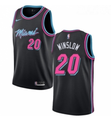 Womens Nike Miami Heat 20 Justise Winslow Swingman Black NBA Jersey City Edition Womens Nike Miami Heat 20 Justise Winslow Swingman Black NBA Jersey City Edition