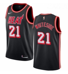 Womens Nike Miami Heat 21 Hassan Whiteside Swingman Black Black Fashion Hardwood Classics NBA Jersey Womens Nike Miami Heat 21 Hassan Whiteside Swingman Black Black Fashion Hardwood Classics NBA Jersey