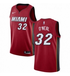 Womens Nike Miami Heat 32 Shaquille ONeal Authentic Red NBA Jersey Statement Edition Womens Nike Miami Heat 32 Shaquille ONeal Authentic Red NBA Jersey Statement Edition