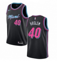 Youth Nike Miami Heat 40 Udonis Haslem Swingman Black NBA Jersey City Edition Youth Nike Miami Heat 40 Udonis Haslem Swingman Black NBA Jersey City Edition
