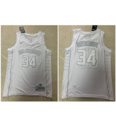 Bucks 34 Giannis Antetokounmpo White Nike Swingman MVP Jersey Bucks 34 Giannis Antetokounmpo White Nike Swingman MVP Jersey