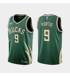 Men Milwaukee Bucks Bobby Portis 2021 Earned Green Jersey Men Milwaukee Bucks Bobby Portis 2021 Earned Green Jersey