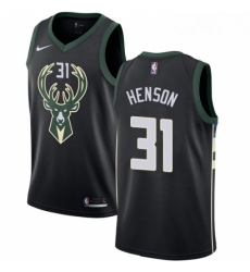 Youth Nike Milwaukee Bucks 31 John Henson Swingman Black Alternate NBA Jersey Statement Edition Youth Nike Milwaukee Bucks 31 John Henson Swingman Black Alternate NBA Jersey Statement Edition