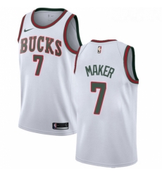 Youth Nike Milwaukee Bucks 7 Thon Maker Authentic White Fashion Hardwood Classics NBA Jersey Youth Nike Milwaukee Bucks 7 Thon Maker Authentic White Fashion Hardwood Classics NBA Jersey