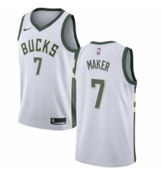 Youth Nike Milwaukee Bucks 7 Thon Maker Swingman White Home NBA Jersey Association Edition Youth Nike Milwaukee Bucks 7 Thon Maker Swingman White Home NBA Jersey Association Edition