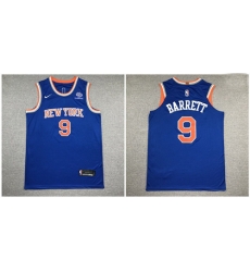 Knicks 9 R J Barrett Blue Nike Authentic Jersey Knicks 9 R J Barrett Blue Nike Authentic Jersey