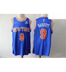 Knicks 9 R J Barrett Royal Nike Swingman Jersey Knicks 9 R J Barrett Royal Nike Swingman Jersey