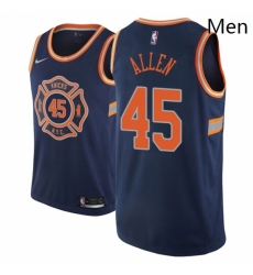 Men NBA 2018 19 New York Knicks 45 Kadeem Allen City Edition Navy Jersey Men NBA 2018 19 New York Knicks 45 Kadeem Allen City Edition Navy Jersey
