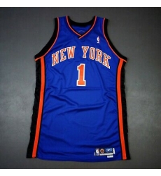 Men New York Knicks #1 Penny Hardaway Blue Jersey Men New York Knicks #1 Penny Hardaway Blue Jersey