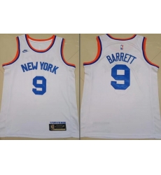 Men New York Knicks 9 R J Barrett 75th Anniversary 2021 2022 City Edition NBA Jersey Men New York Knicks 9 R J Barrett 75th Anniversary 2021 2022 City Edition NBA Jersey