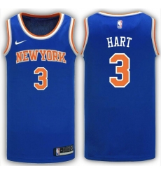 Men New York Knicks Josh Hart #3 Blue Stitched Home NBA Jersey Men New York Knicks Josh Hart #3 Blue Stitched Home NBA Jersey