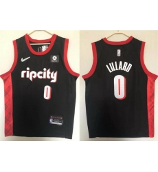 Men Nike Portland Trail Portland Blazers Damian Lillard #0 75th Anniversary NBA Stitched Jersey Men Nike Portland Trail Portland Blazers Damian Lillard #0 75th Anniversary NBA Stitched Jersey