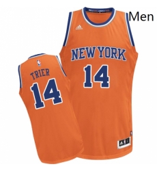 Mens Adidas New York Knicks 14 Allonzo Trier Swingman Orange Alternate NBA Jersey Mens Adidas New York Knicks 14 Allonzo Trier Swingman Orange Alternate NBA Jersey