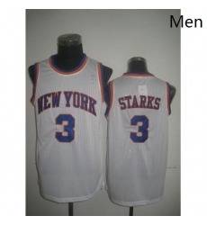 Mens Adidas New York Knicks 3 John Starks Swingman White Throwback NBA Jersey Mens Adidas New York Knicks 3 John Starks Swingman White Throwback NBA Jersey