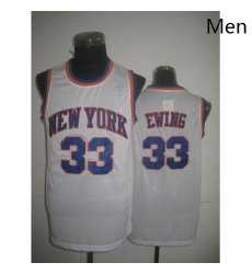 Mens Adidas New York Knicks 33 Patrick Ewing Swingman White Throwback NBA Jersey Mens Adidas New York Knicks 33 Patrick Ewing Swingman White Throwback NBA Jersey