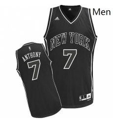 Mens Adidas New York Knicks 7 Carmelo Anthony Swingman Black Shadow NBA Jersey Mens Adidas New York Knicks 7 Carmelo Anthony Swingman Black Shadow NBA Jersey