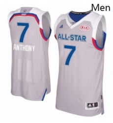 Mens Adidas New York Knicks 7 Carmelo Anthony Swingman Gray 2017 All Star NBA Jersey Mens Adidas New York Knicks 7 Carmelo Anthony Swingman Gray 2017 All Star NBA Jersey