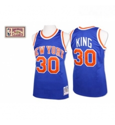 Mens Mitchell and Ness New York Knicks 30 Bernard King Authentic Royal Blue Throwback NBA Jersey Mens Mitchell and Ness New York Knicks 30 Bernard King Authentic Royal Blue Throwback NBA Jersey
