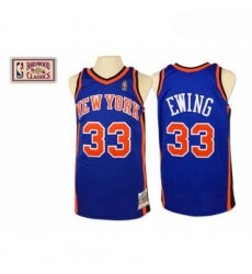 Mens Mitchell and Ness New York Knicks 33 Patrick Ewing Swingman Royal Blue Throwback NBA Jersey Mens Mitchell and Ness New York Knicks 33 Patrick Ewing Swingman Royal Blue Throwback NBA Jersey