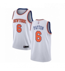Mens New York Knicks 6 Elfrid Payton Authentic White Basketball Jersey Association Editi Mens New York Knicks 6 Elfrid Payton Authentic White Basketball Jersey Association Editi