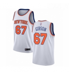 Mens New York Knicks 67 Taj Gibson Authentic White Basketball Jersey Association Edition Mens New York Knicks 67 Taj Gibson Authentic White Basketball Jersey Association Edition