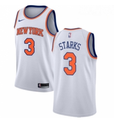 Mens Nike New York Knicks 3 John Starks Swingman White NBA Jersey Association Edition Mens Nike New York Knicks 3 John Starks Swingman White NBA Jersey Association Edition