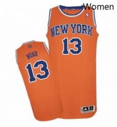 Womens Adidas New York Knicks 13 Joakim Noah Authentic Orange Alternate NBA Jersey Womens Adidas New York Knicks 13 Joakim Noah Authentic Orange Alternate NBA Jersey