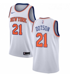 Womens Nike New York Knicks 21 Damyean Dotson Swingman White NBA Jersey Association Edition Womens Nike New York Knicks 21 Damyean Dotson Swingman White NBA Jersey Association Edition
