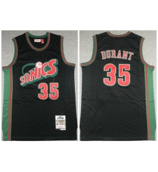 Men Oklahoma City Thunder 35 Kevin Durant Black 2007 08 Black Throwback SuperSonics Stitched Jersey Men Oklahoma City Thunder 35 Kevin Durant Black 2007 08 Black Throwback SuperSonics Stitched Jersey