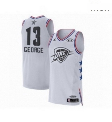 Mens Jordan Oklahoma City Thunder 13 Paul George Authentic White 2019 All Star Game Basketball Jersey Mens Jordan Oklahoma City Thunder 13 Paul George Authentic White 2019 All Star Game Basketball Jersey