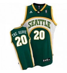 Mens Mitchell and Ness Oklahoma City Thunder 20 Gary Payton Swingman Green The Glove Throwback NBA Jersey Mens Mitchell and Ness Oklahoma City Thunder 20 Gary Payton Swingman Green The Glove Throwback NBA Jersey