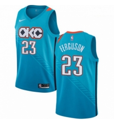 Mens Nike Oklahoma City Thunder 23 Terrance Ferguson Swingman Turquoise NBA Jersey City Edition Mens Nike Oklahoma City Thunder 23 Terrance Ferguson Swingman Turquoise NBA Jersey City Edition