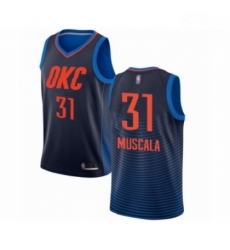 Mens Oklahoma City Thunder 31 Mike Muscala Authentic Navy Blue Basketball Jersey Statement Edition Mens Oklahoma City Thunder 31 Mike Muscala Authentic Navy Blue Basketball Jersey Statement Edition